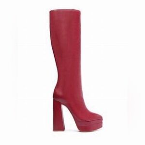 SCHUTZ Elysee Up Leather Boots